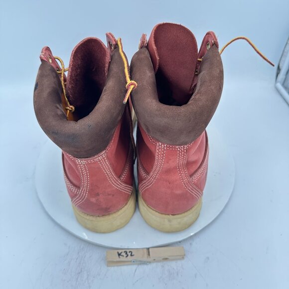 Timberland 11036 Men Size 14M Brown Ale Burgundy Leather Nubuck 6" Ankle Boot - Picture 9 of 11